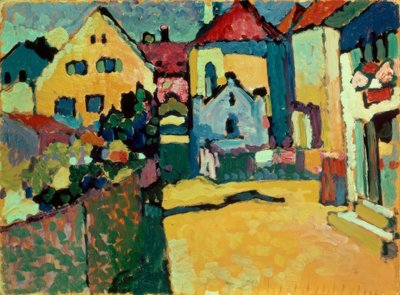 Green Alley in Murnau by Wassily Kandinsky